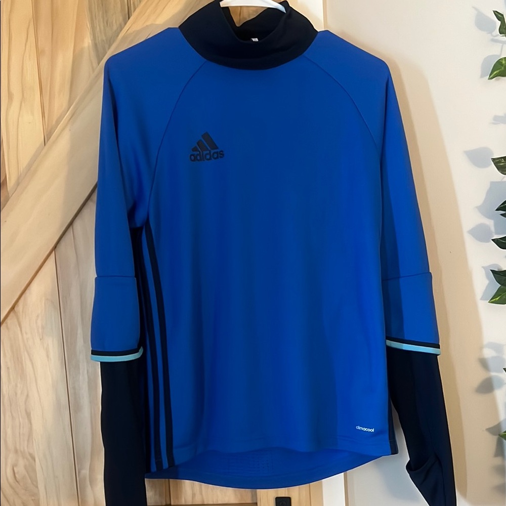 Adidas Men’s Blue Long Sleeve Training Top